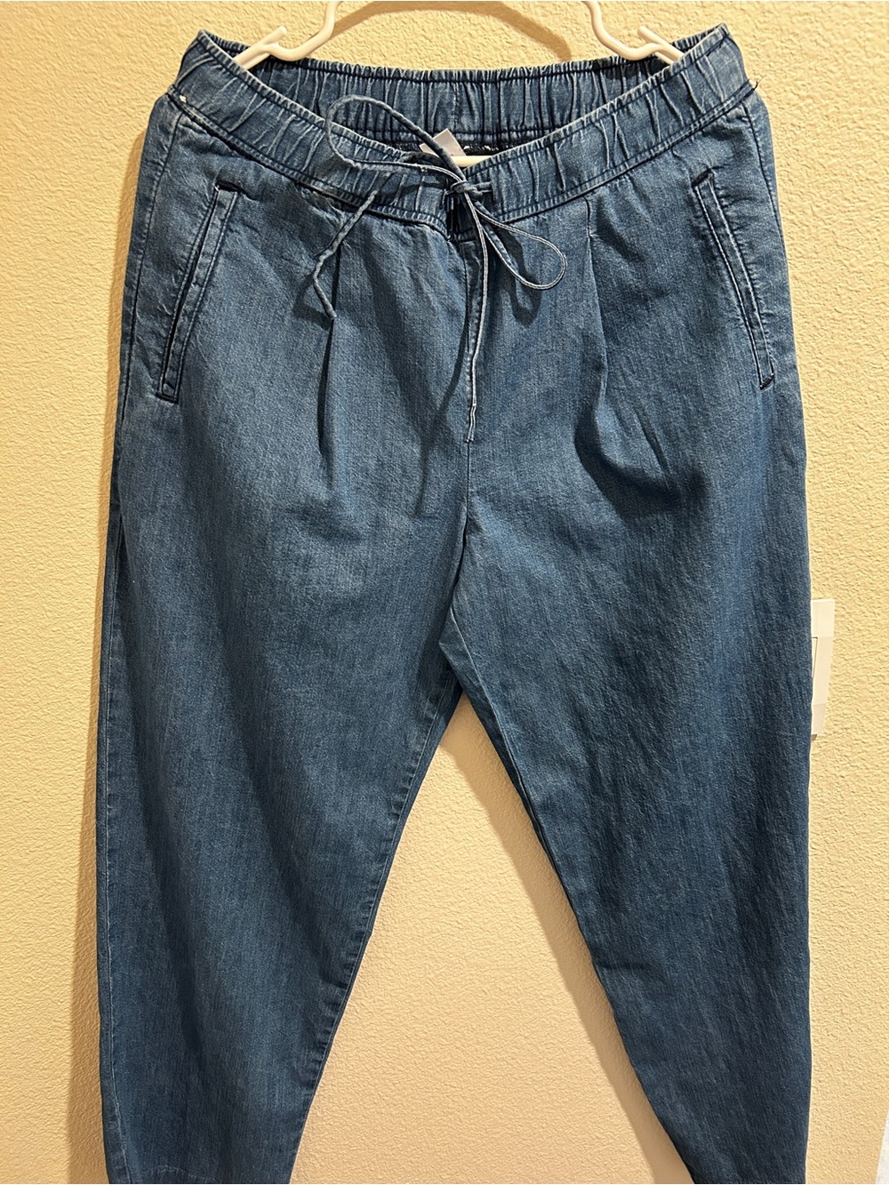 Blue Drawstring Jeans